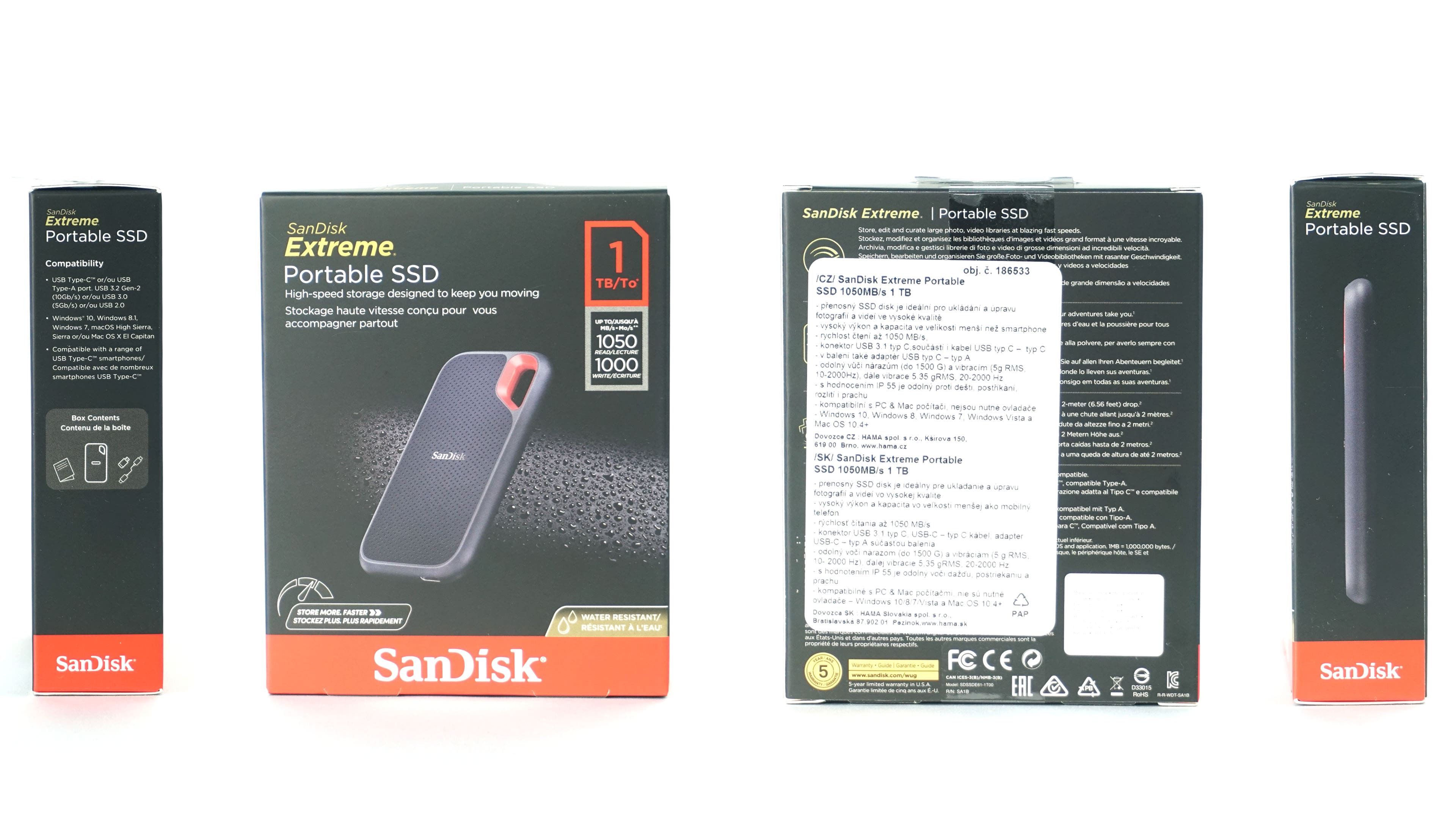 SSD portable SanDisk - SSD externe - USB-C 3.2 - 2 To