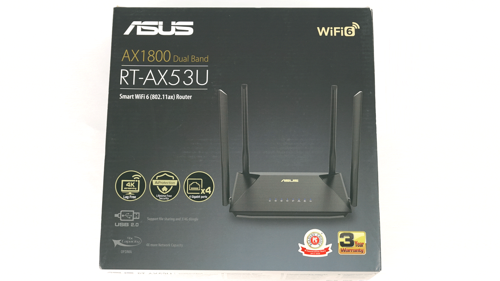 RT-AX53U: WiFi 6 Asus Cheap masses router in for or test, the