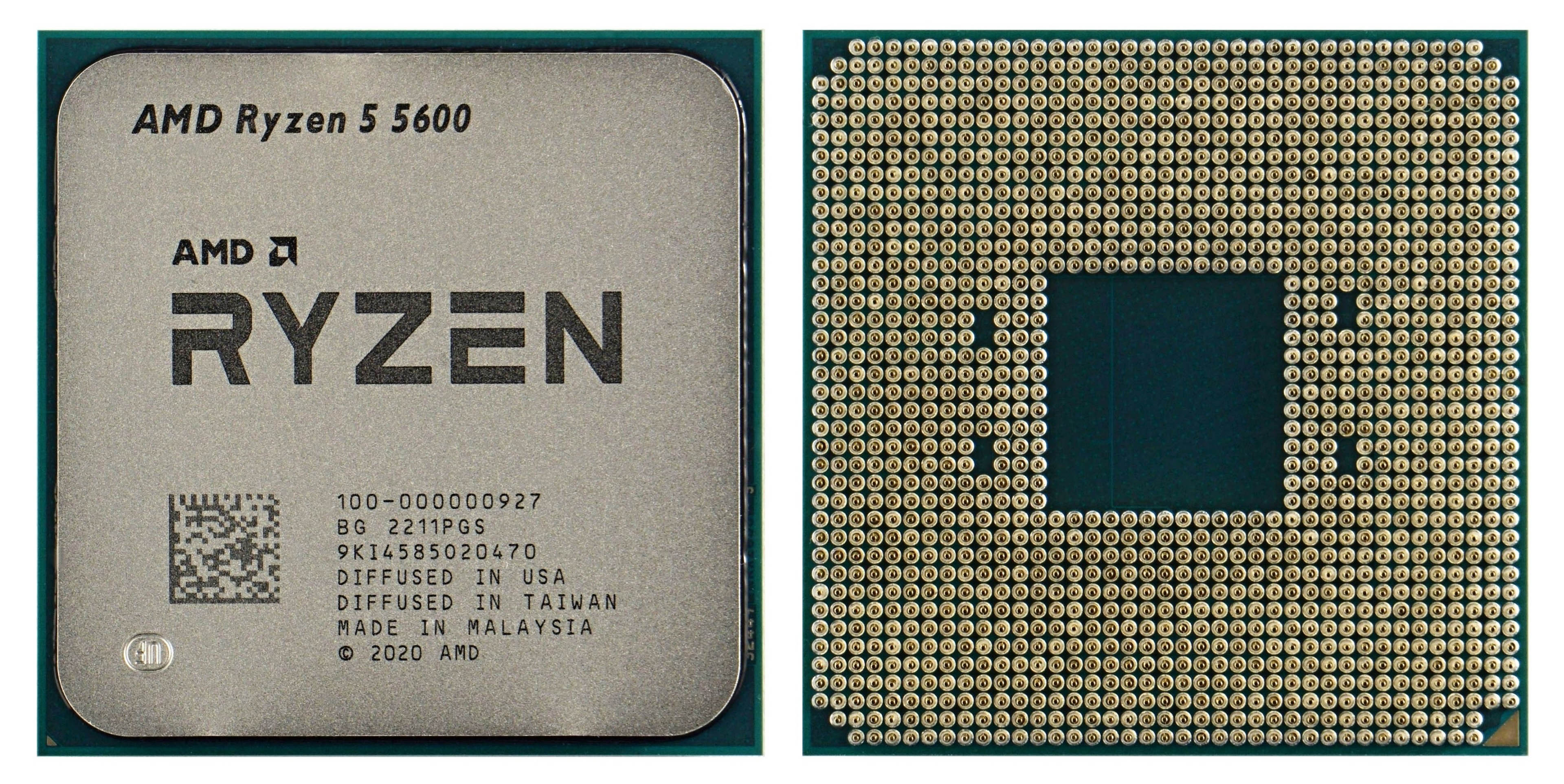 The Ryzen 5600 is much better value than the 5600X - especially