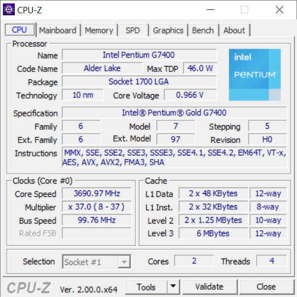 Intel Pentium G7400: For what are two cores with HT (not) enough 