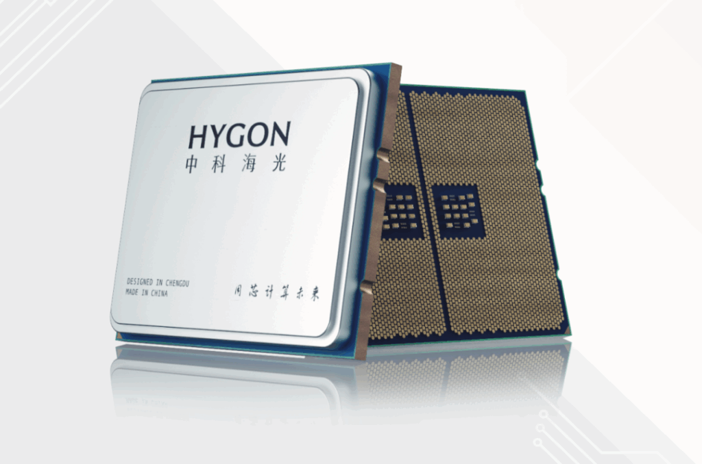 Hygon jsou serverové procesory, používají i stejné sockety jako AMD Epyc (Autor: Hygon)
