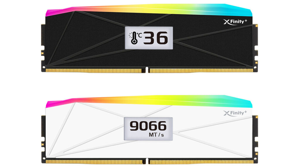 Paměti DDR5 V-Color XFinity+ s OLED displejem (Autor: V-Color)