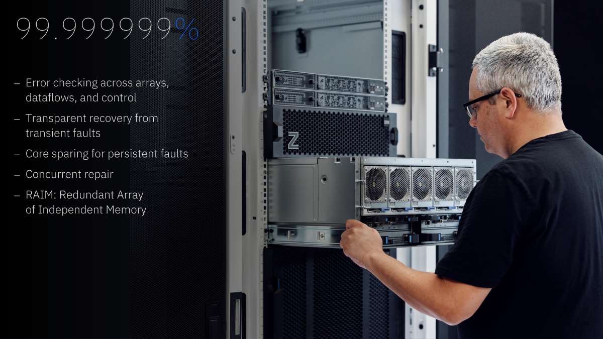 Prezentace dual-ISA procesoru IBM Z series s nativní podporou architektury Arm na Hot Chips