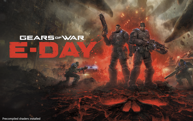 Spuštění hry Gears of War: E-Day s Advanced Shader Delivery (Zdroj: Microsoft)